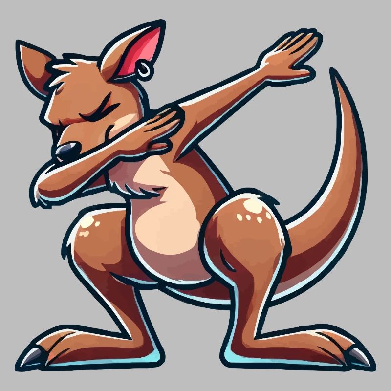 kangaroo dabbing