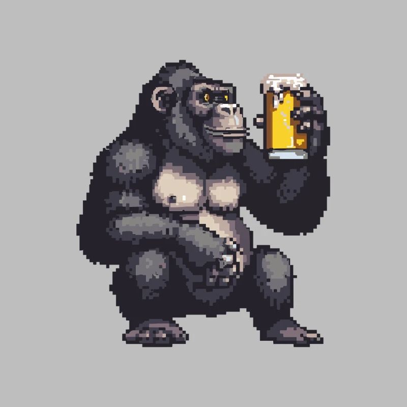 Gorilla Pixel Beer
