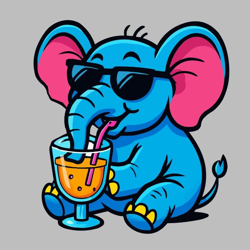 Elephant Comic Cocktail