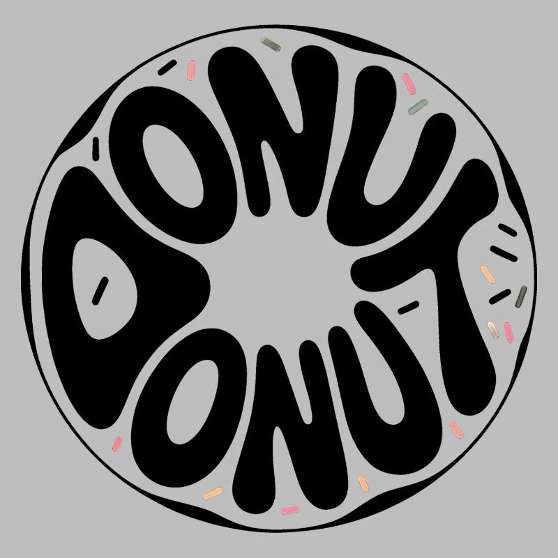 Donut - Cool Donut Logo