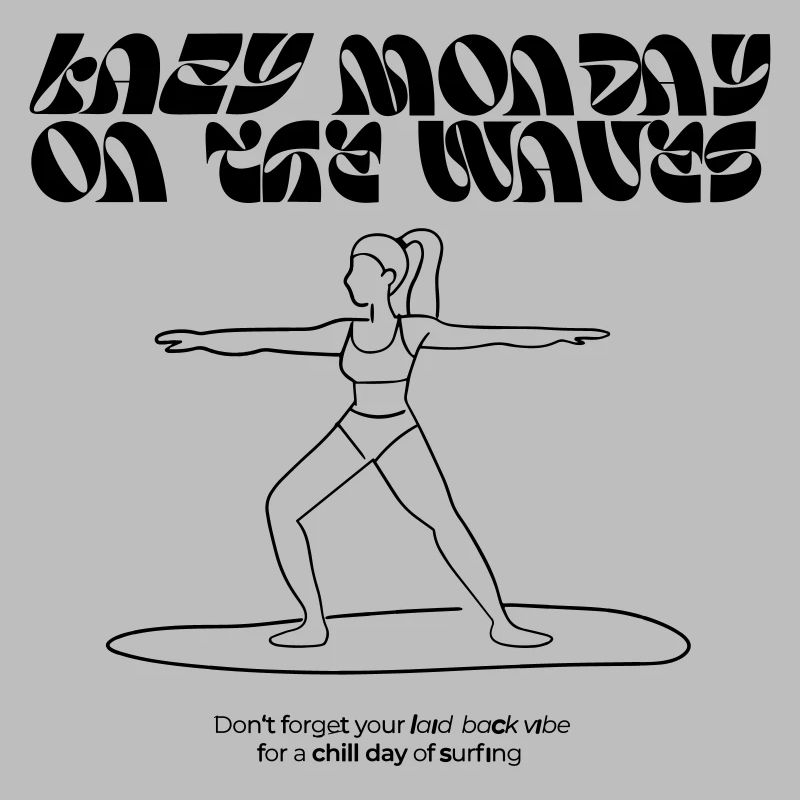 Lazy Monday auf der Welle / Surfer