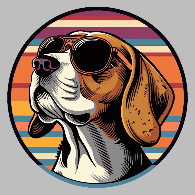Beagle Hund Cool