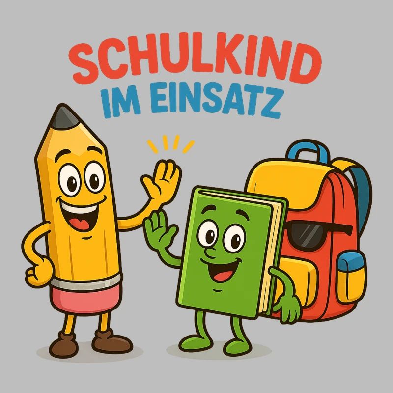 Achtung Schulbeginn - Schulkind im Einsatz !
