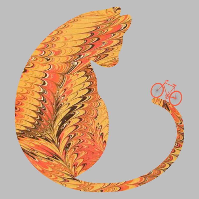 Cat with Bicycle E 118