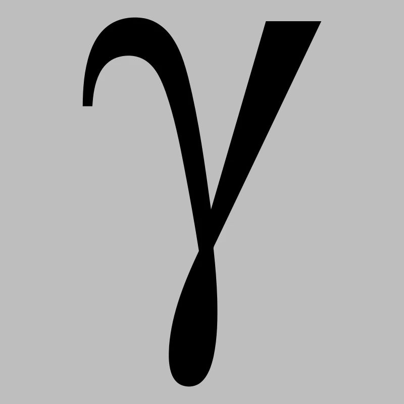 Gamma griechischer Buchstabe
