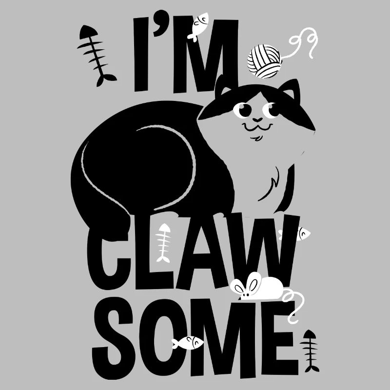 QUELQUES GRIFFES - énonciations de chat et chat chemise cadeau