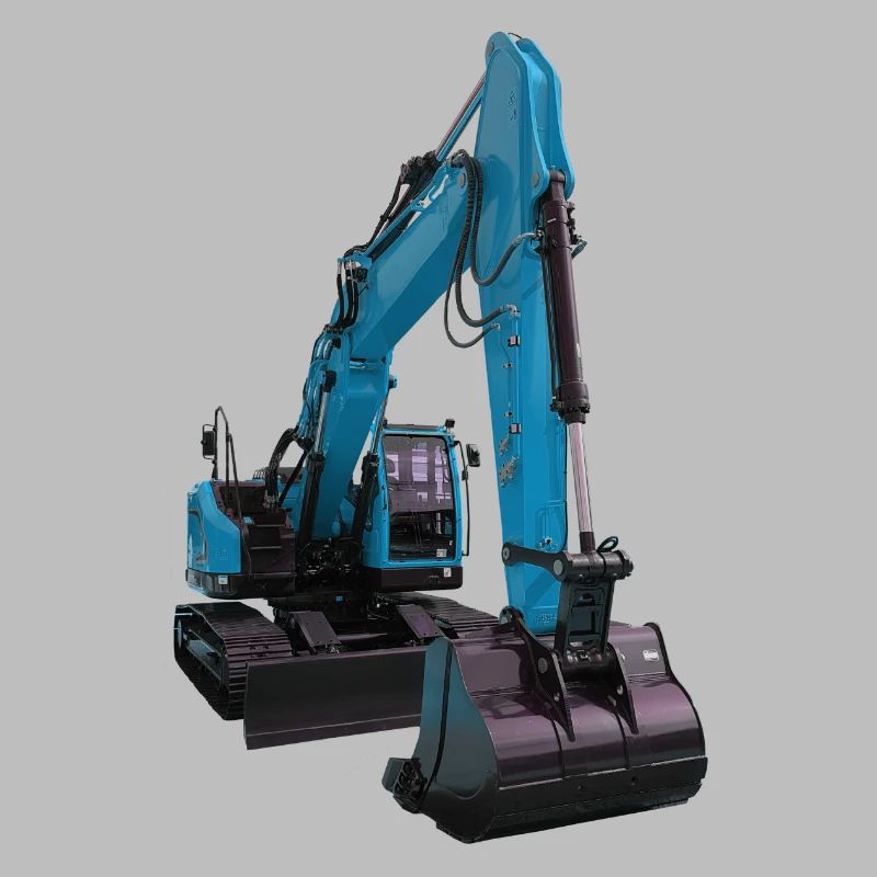 Bagger blau