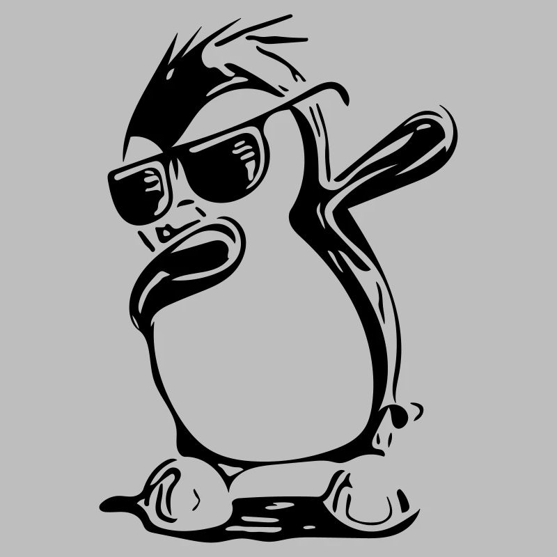 Cute Dabbing Penguin