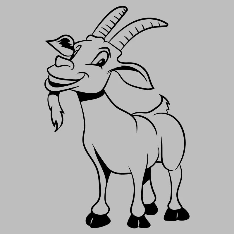 Goat laugh nicely