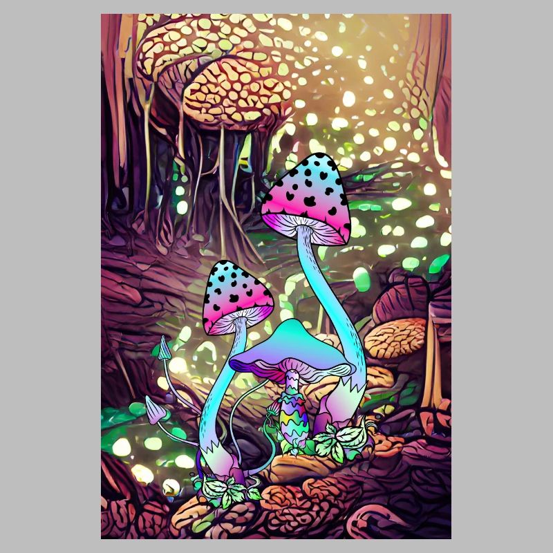 Magic Mushroom Landscape artwork