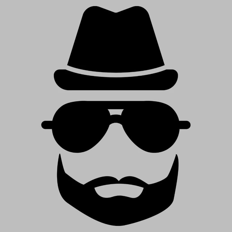 Cool Bartmann ... Chapeau Lunettes de soleil Barbe