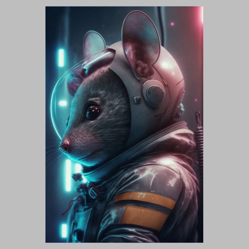 Souris dans l’espace