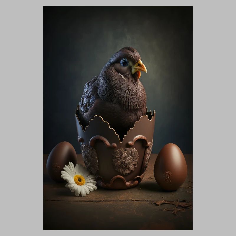 Easter Chick Chocolate Chocolate Easter Egg