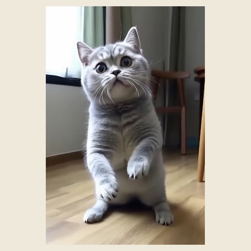 Drôle de chat mignon