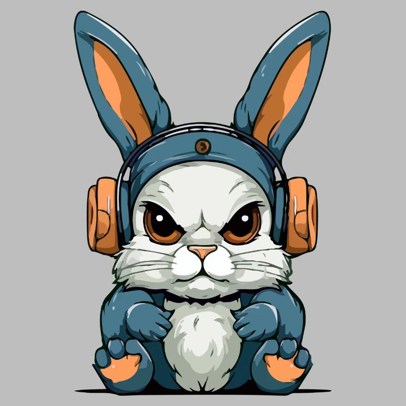 Grump the grumpy rabbit