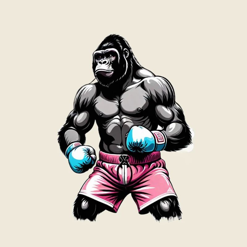 Boxe Boxeur Gorille