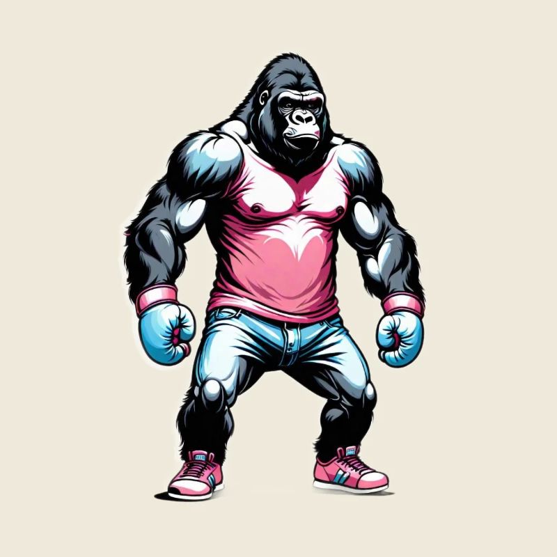 Boxe Boxeur Gorille