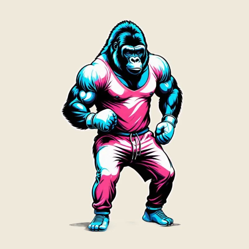 Boxe Boxeur Gorille