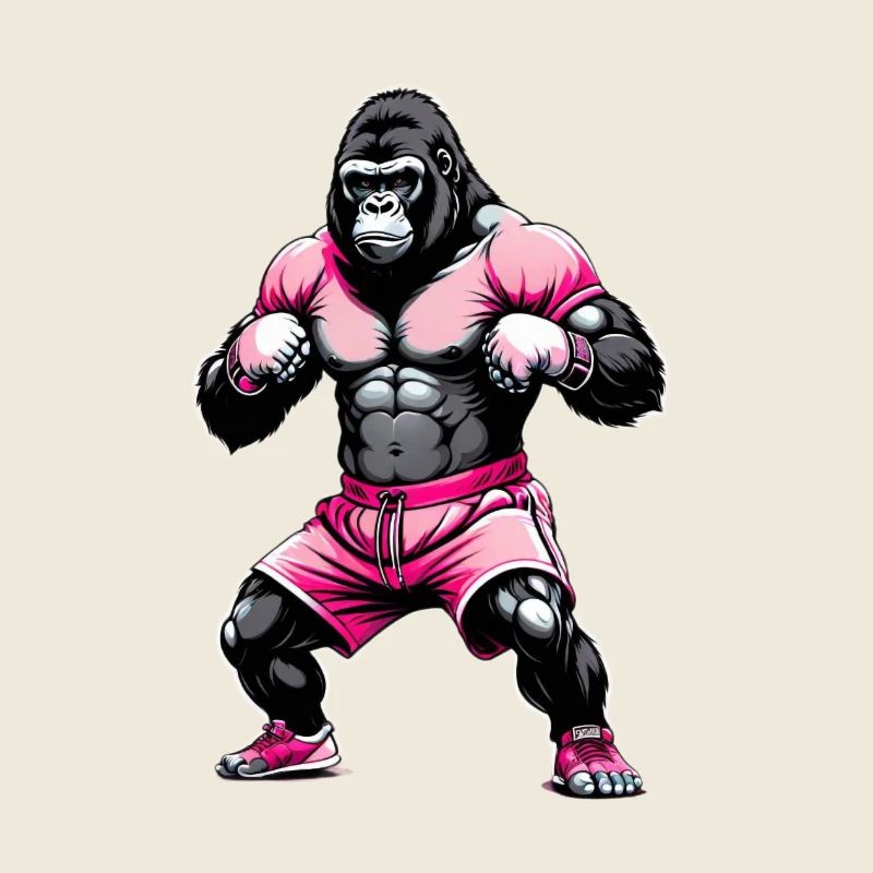Boxe Boxeur Gorille