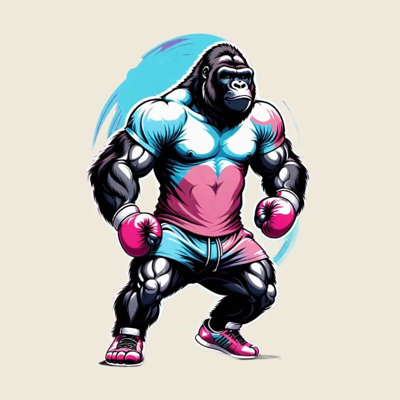 Boxe Boxeur Gorille