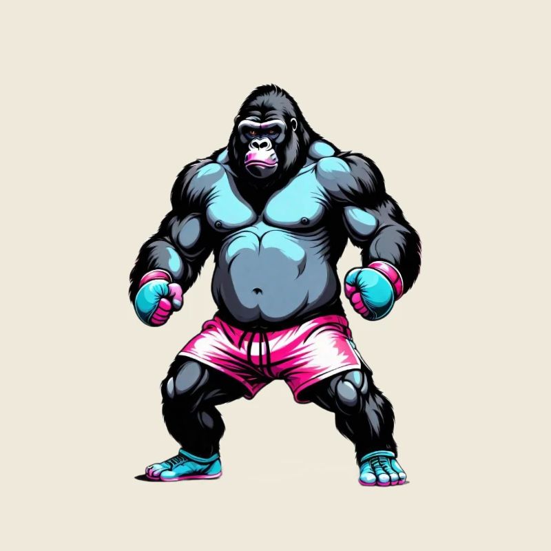 Boxe Boxeur Gorille