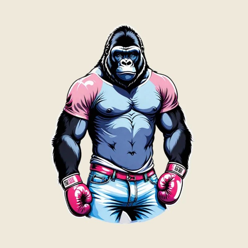 Boxe Boxeur Gorille
