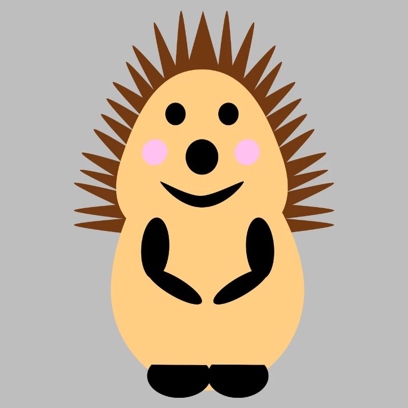 stehender Igel