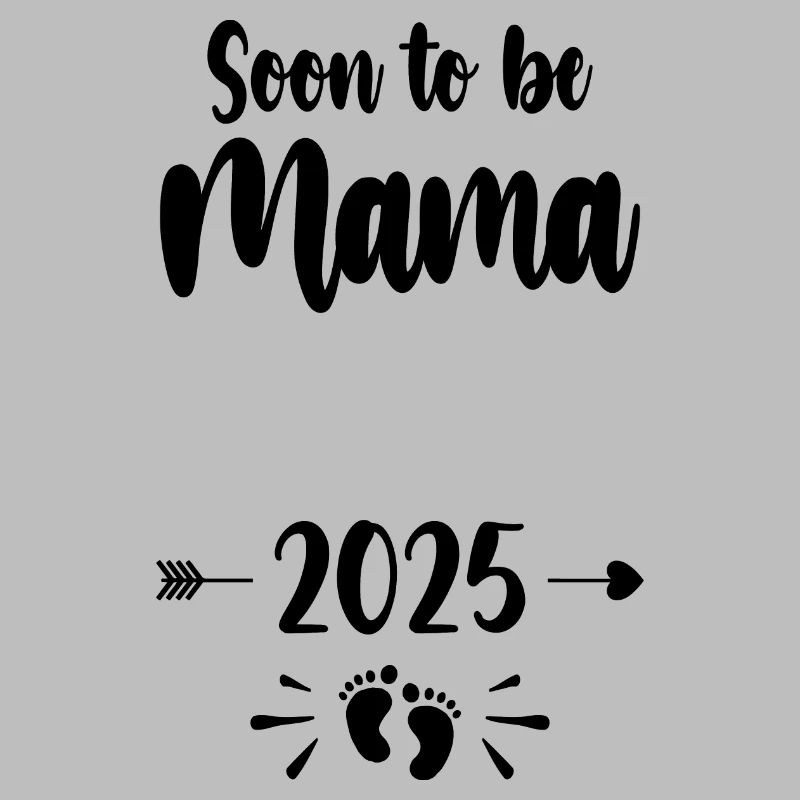 Mama wird bald Mutter 2025 Mutter schwangere Kinder Motte