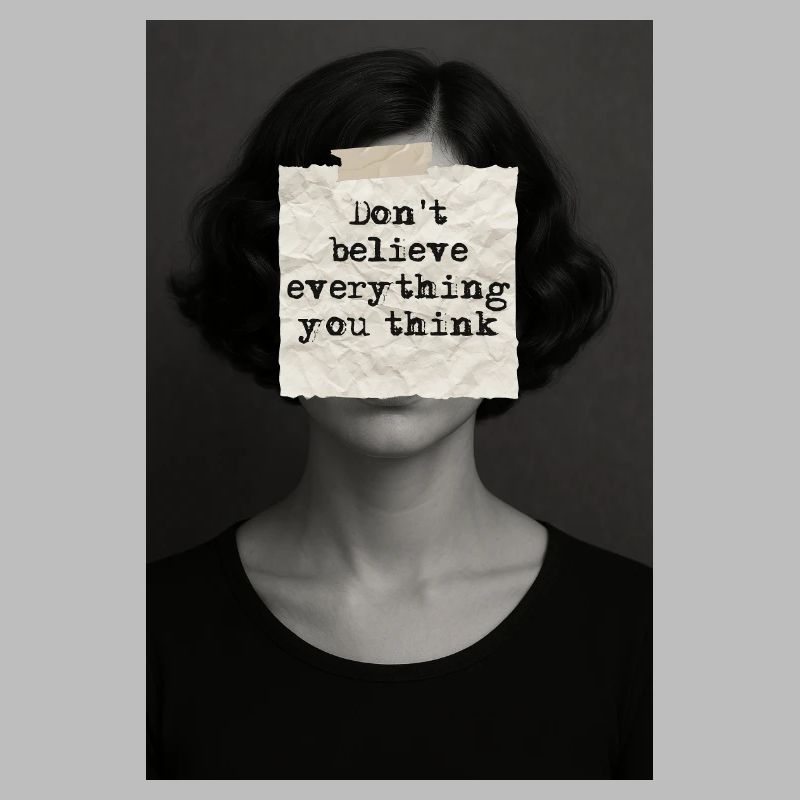 don't believe everything you think