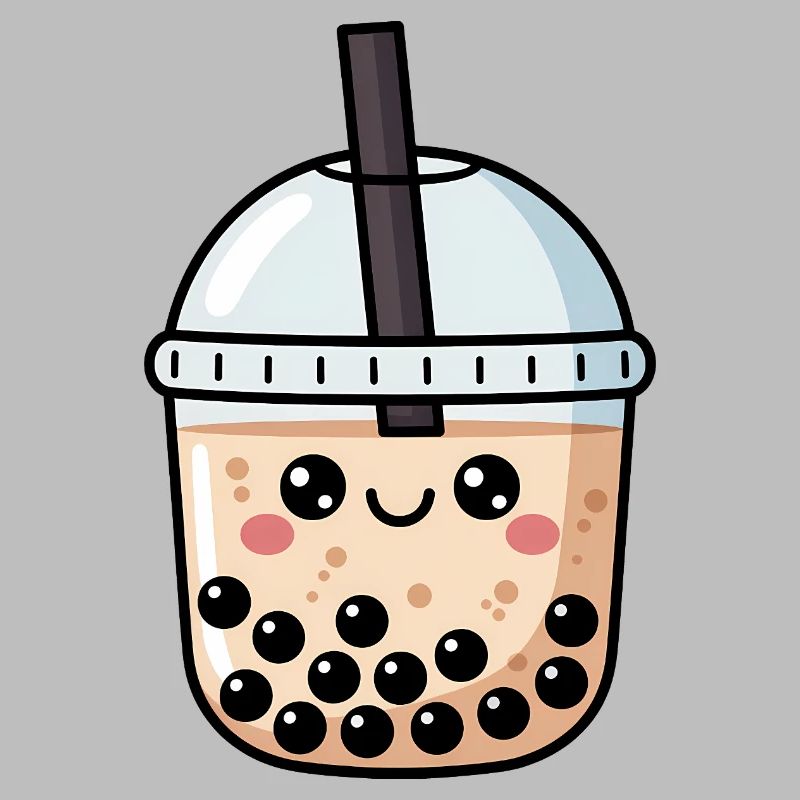Süßer Bubble Tea Kawaii