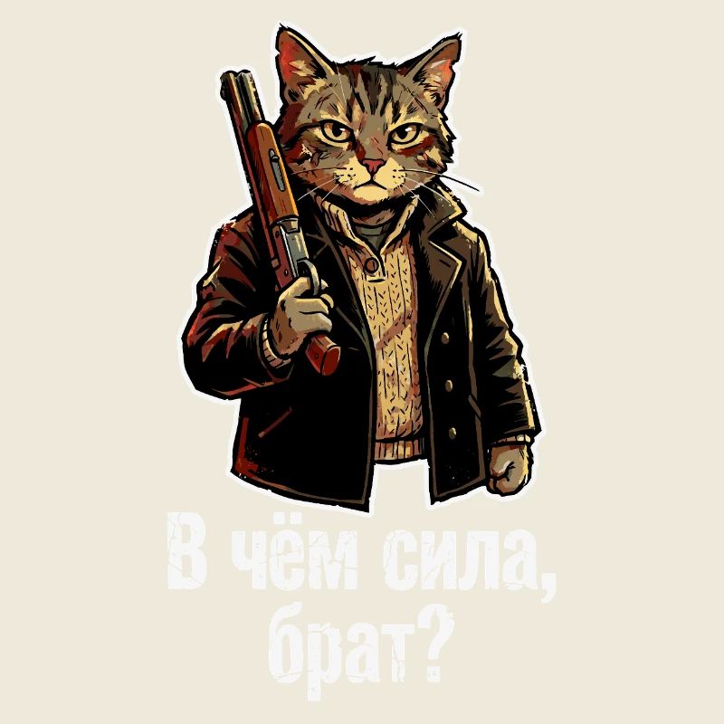 « В чём сила, брат ? » de Russian Cartoon Cat