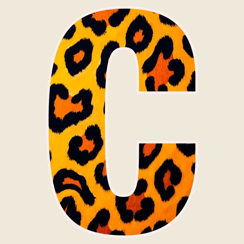Leopard_Buchstabenmuster_-_C