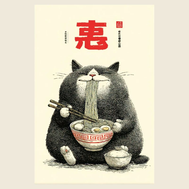 Fortune Cat Noodle Feast