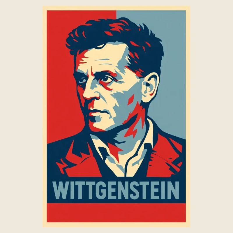 Wittgenstein Pop Portrait