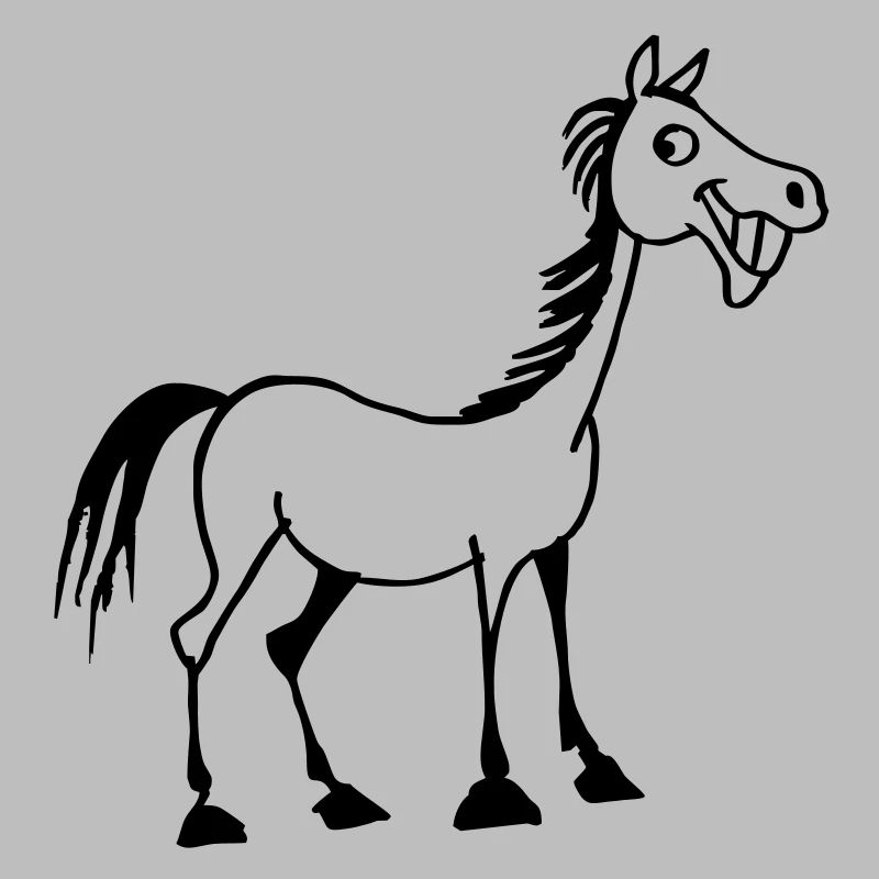 Funny horse