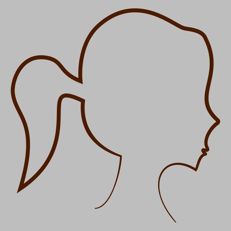 Silhouette Mädchen