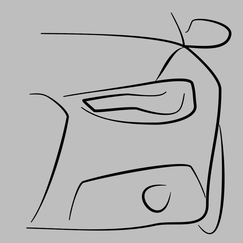 Auto Front Scheinwerfer Tribal