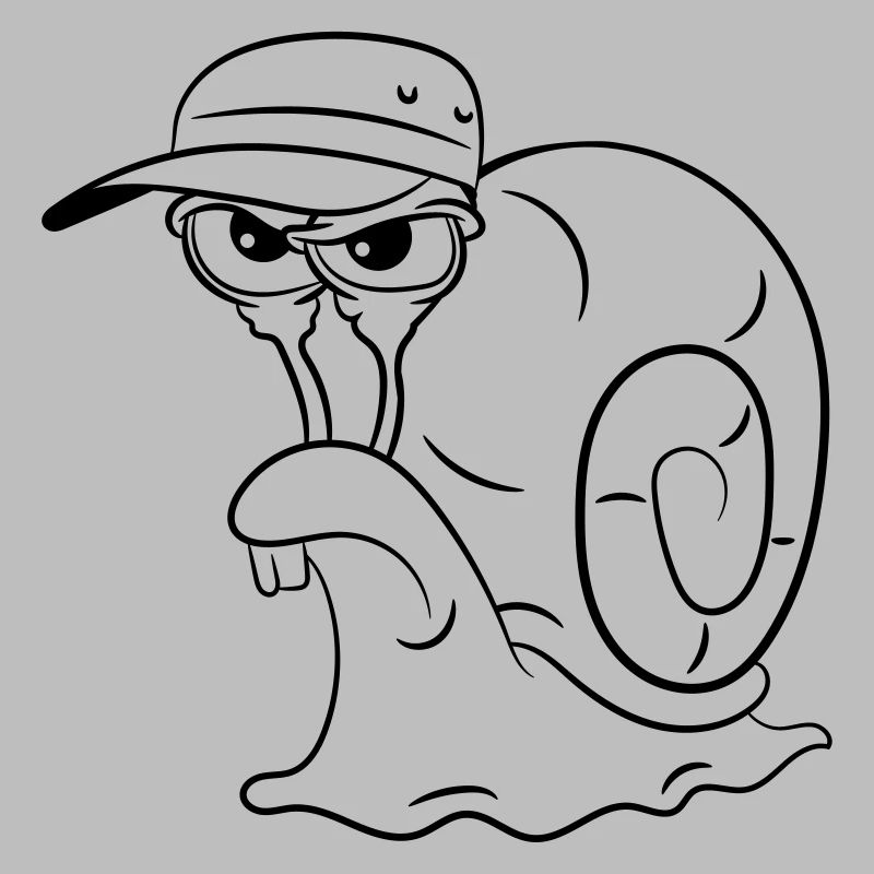 Snail funny evil