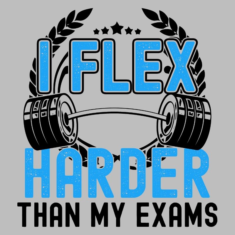 Je fais plus de flexions que mes examens. Cadeau
