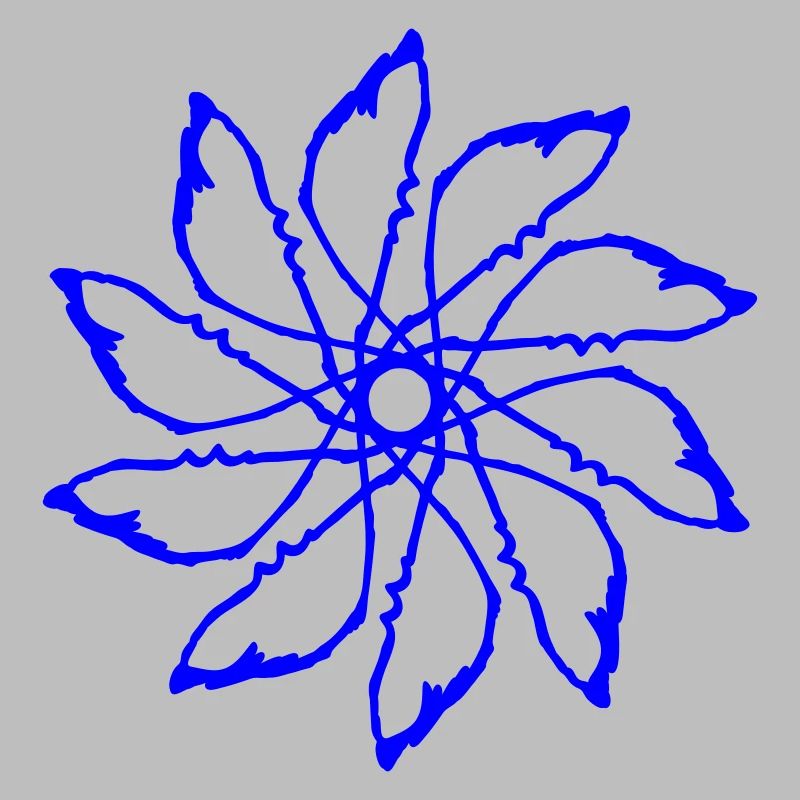 Random patterns circled Vectorgraphic