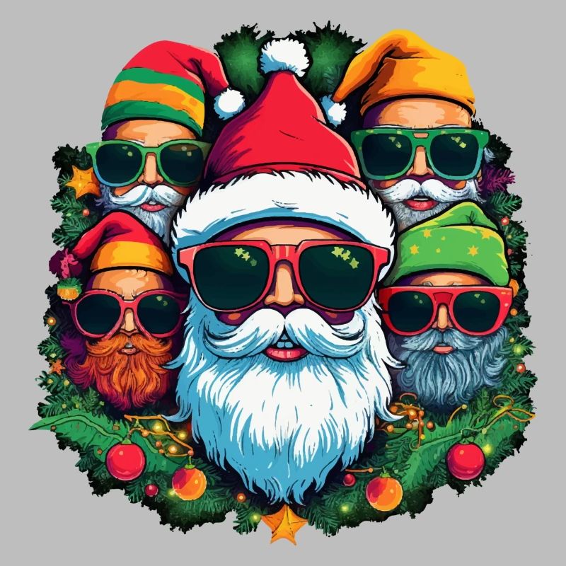 Pull de Noël moche - Cool Santas