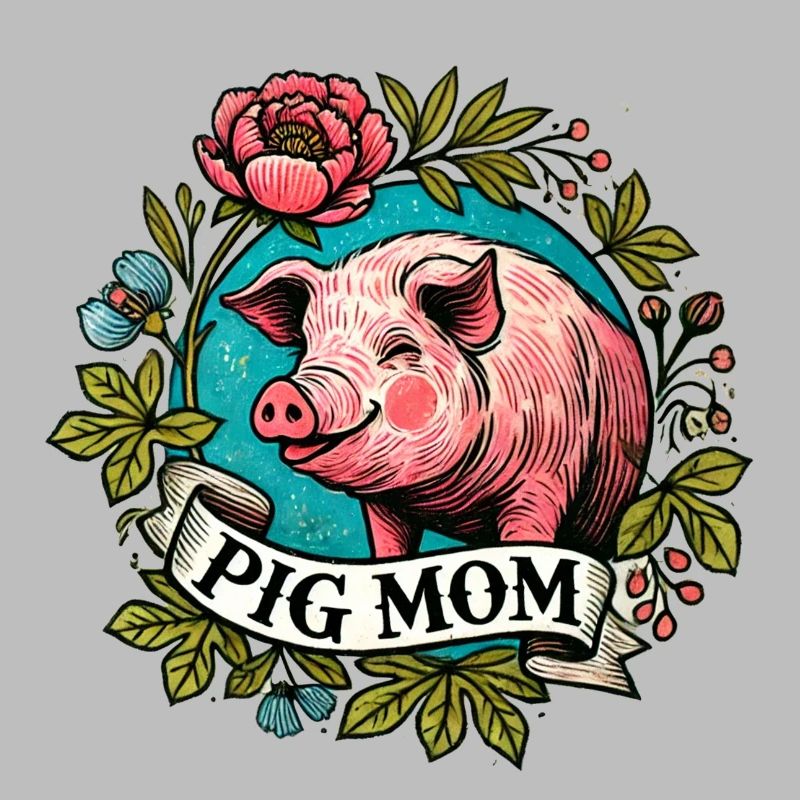 Maman cochon ventru