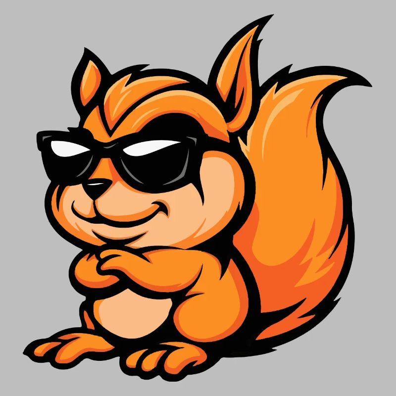 Eichhörnchen Comic Cool