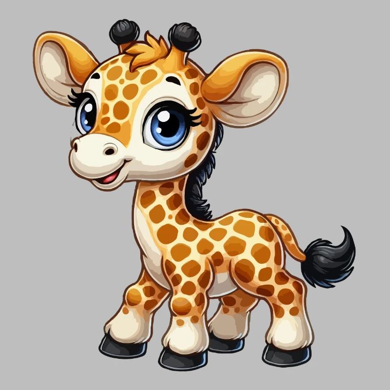 Fille girafe