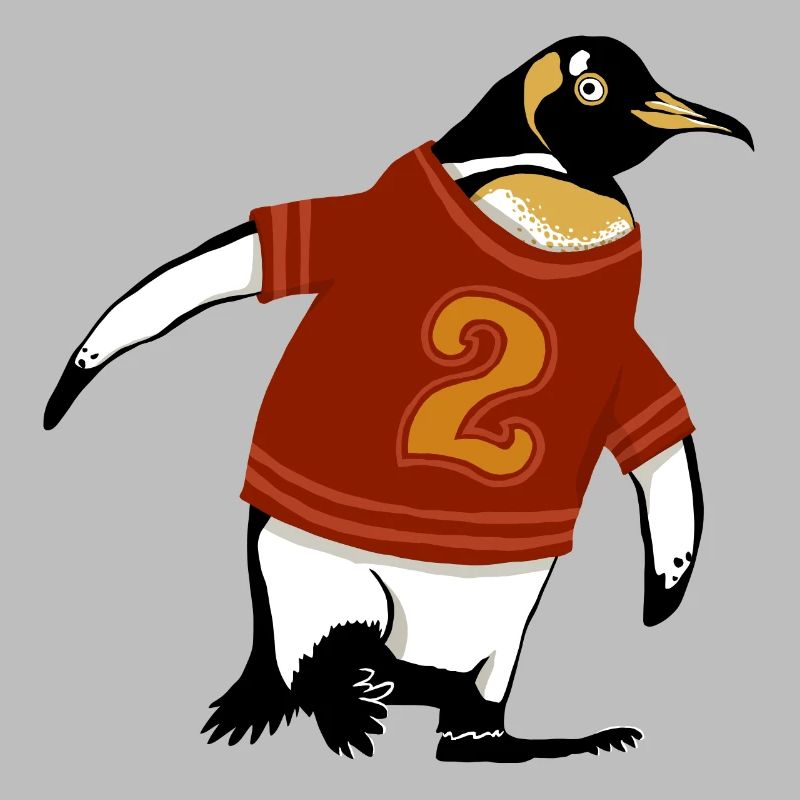 Pinguin mit Hemd 2