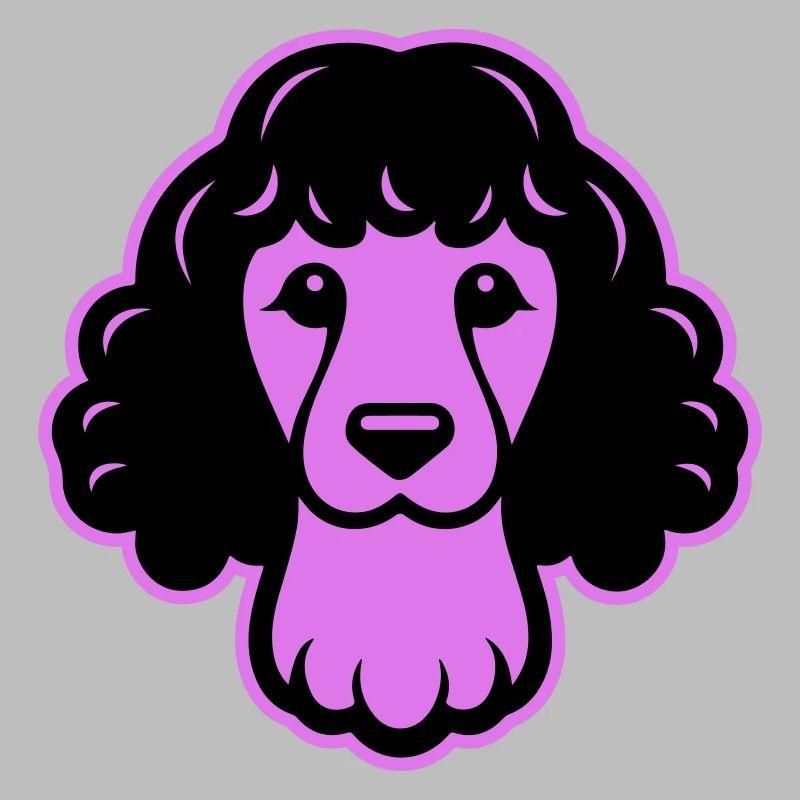 Caniche tête de chien