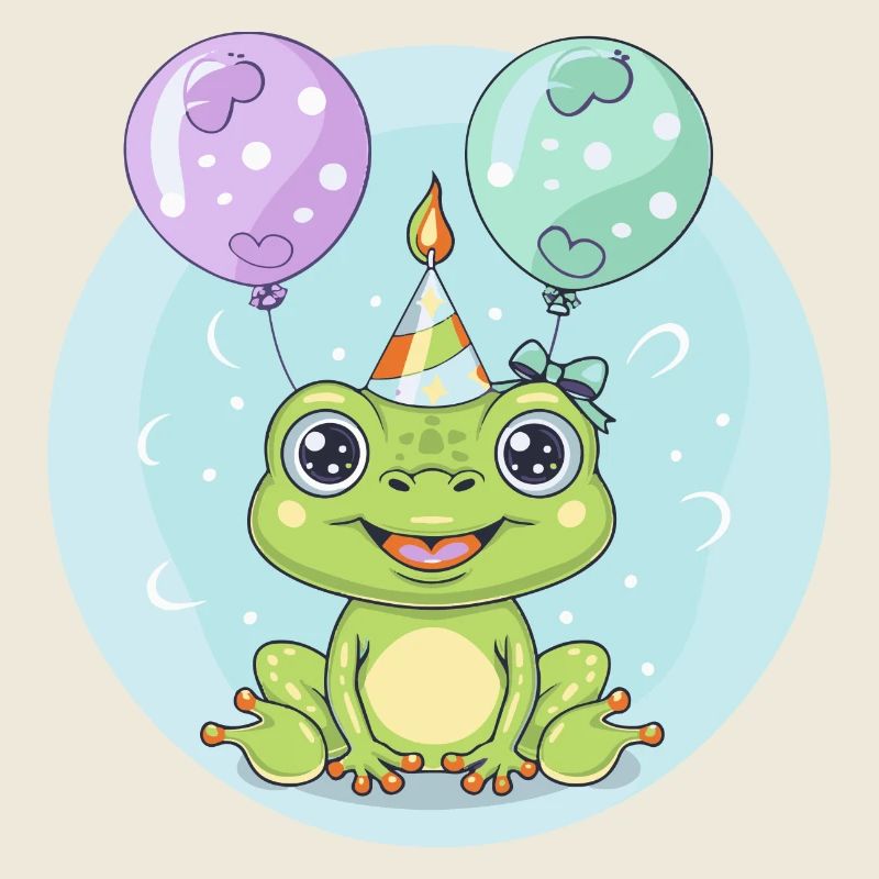 Frosch Geburtstag Baby