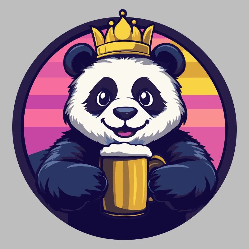Panda Bier Comic