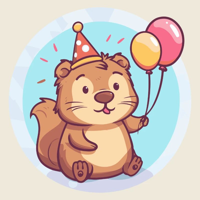 Bande dessinée d’anniversaire de castor
