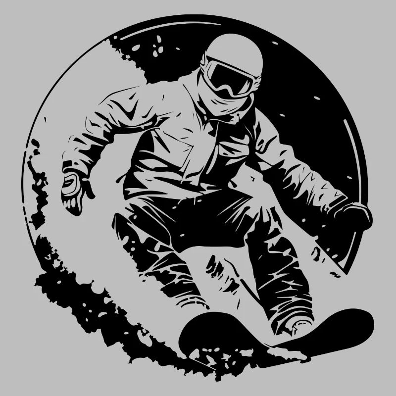 Snowboarding Silhouette